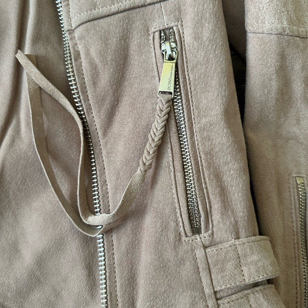 Genuine Suede Leather Jacket - Picture 6 of 14